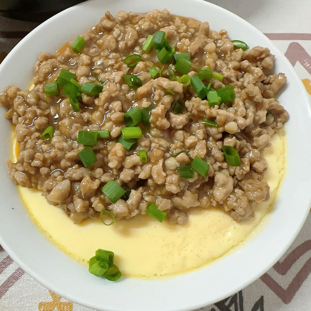 比布丁还要嫩，老少皆宜的肉沫蒸蛋