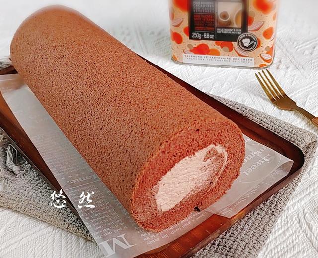 可可蛋糕卷的做法