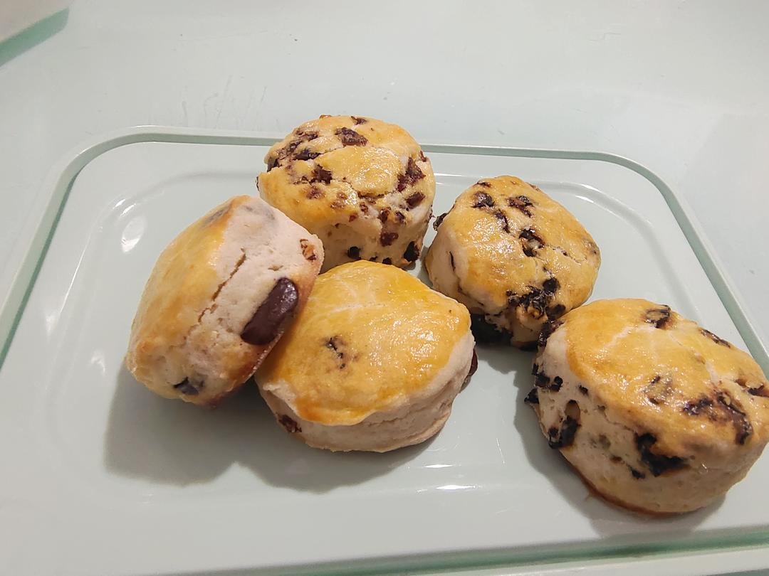 快手淡奶油蔓越莓司康（零失败）