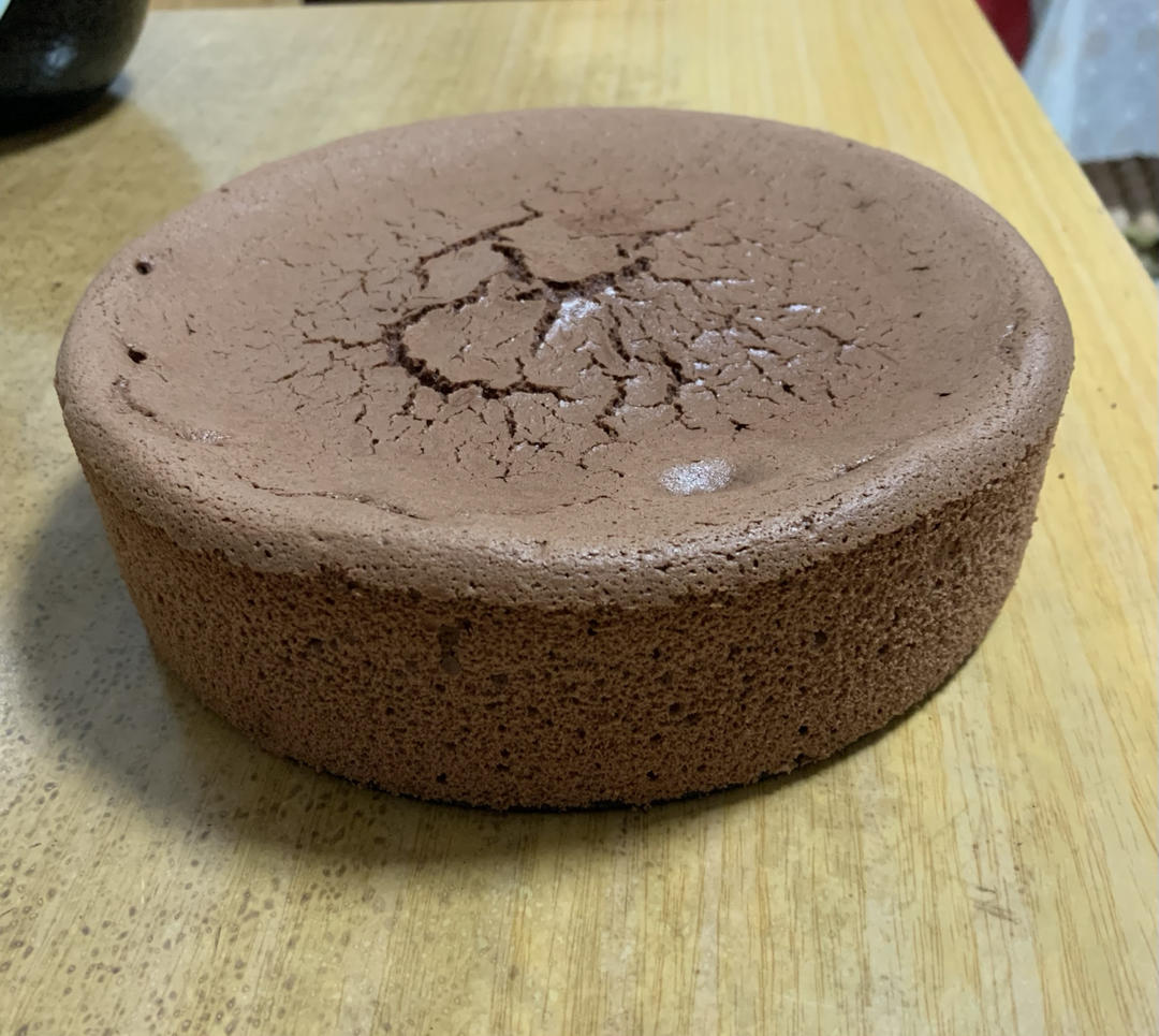 可可戚风蛋糕～8寸～百分百成功