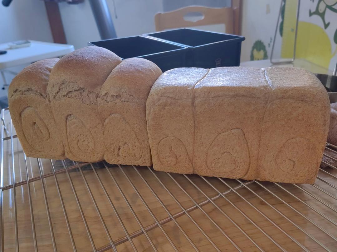 第三天依然柔软的粗全麦吐司