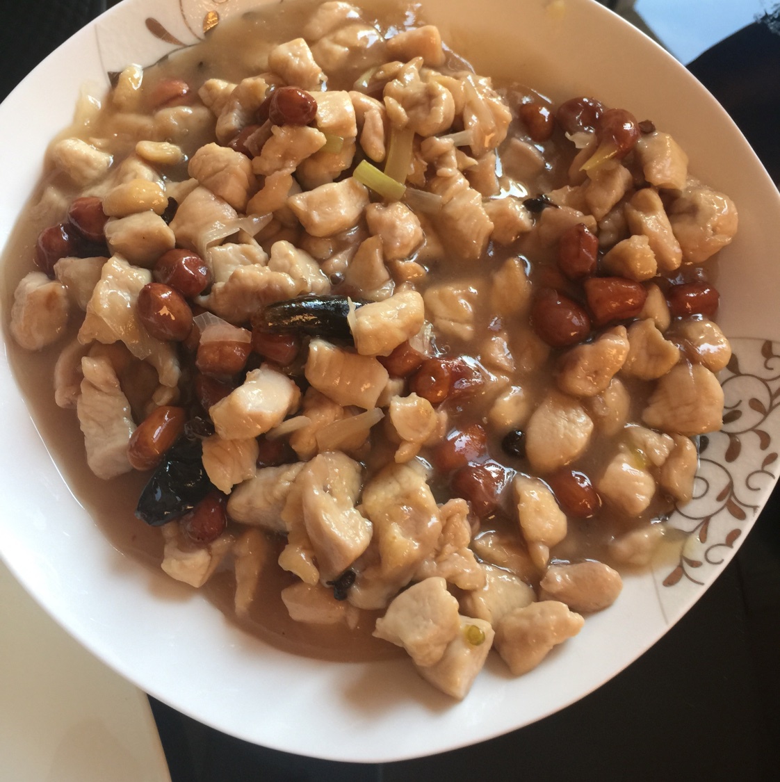 秘诀是雪碧的宫保鸡丁