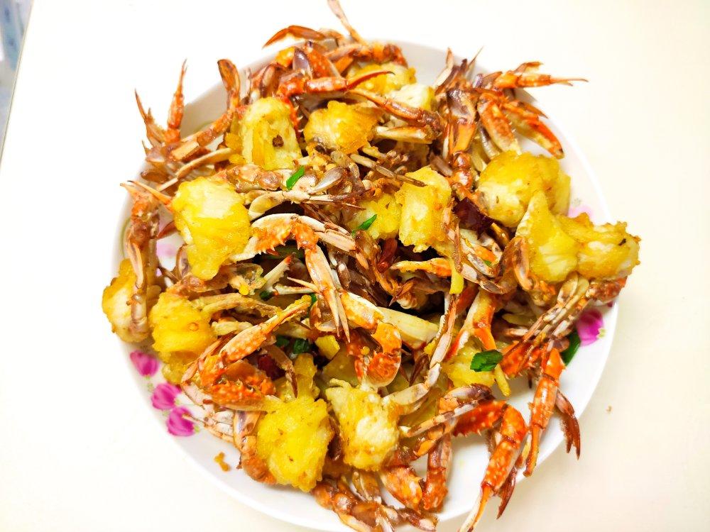 葱姜炒梭子蟹（very easy）