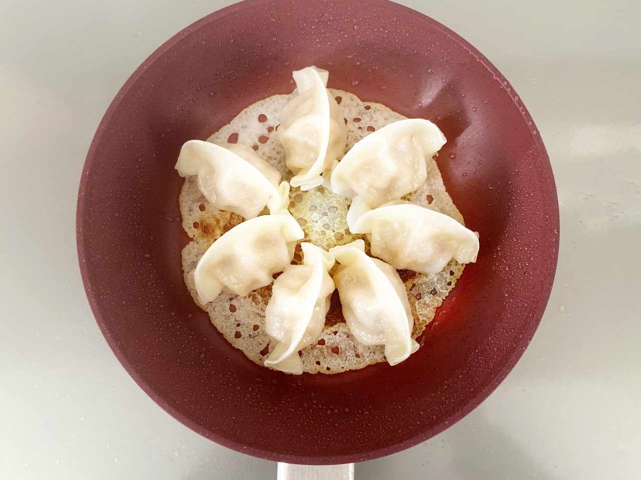 香脆美味的冰花煎饺的做法 步骤8