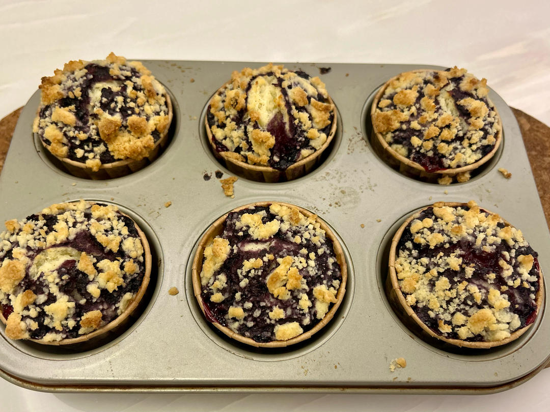 人人都爱蓝莓酸奶纸杯蛋糕