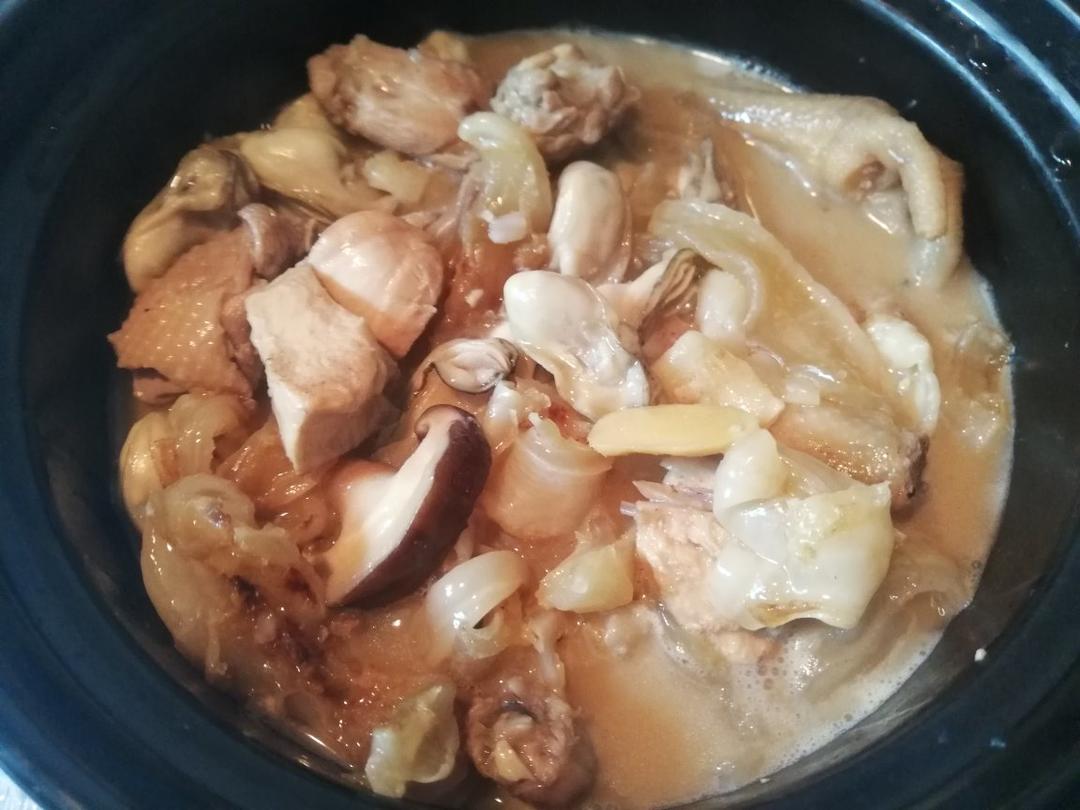 鸡煲生蚝汤                       （快手电压锅版）