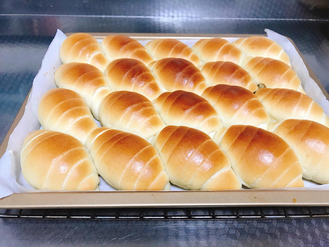 牛奶面包卷（直接法）