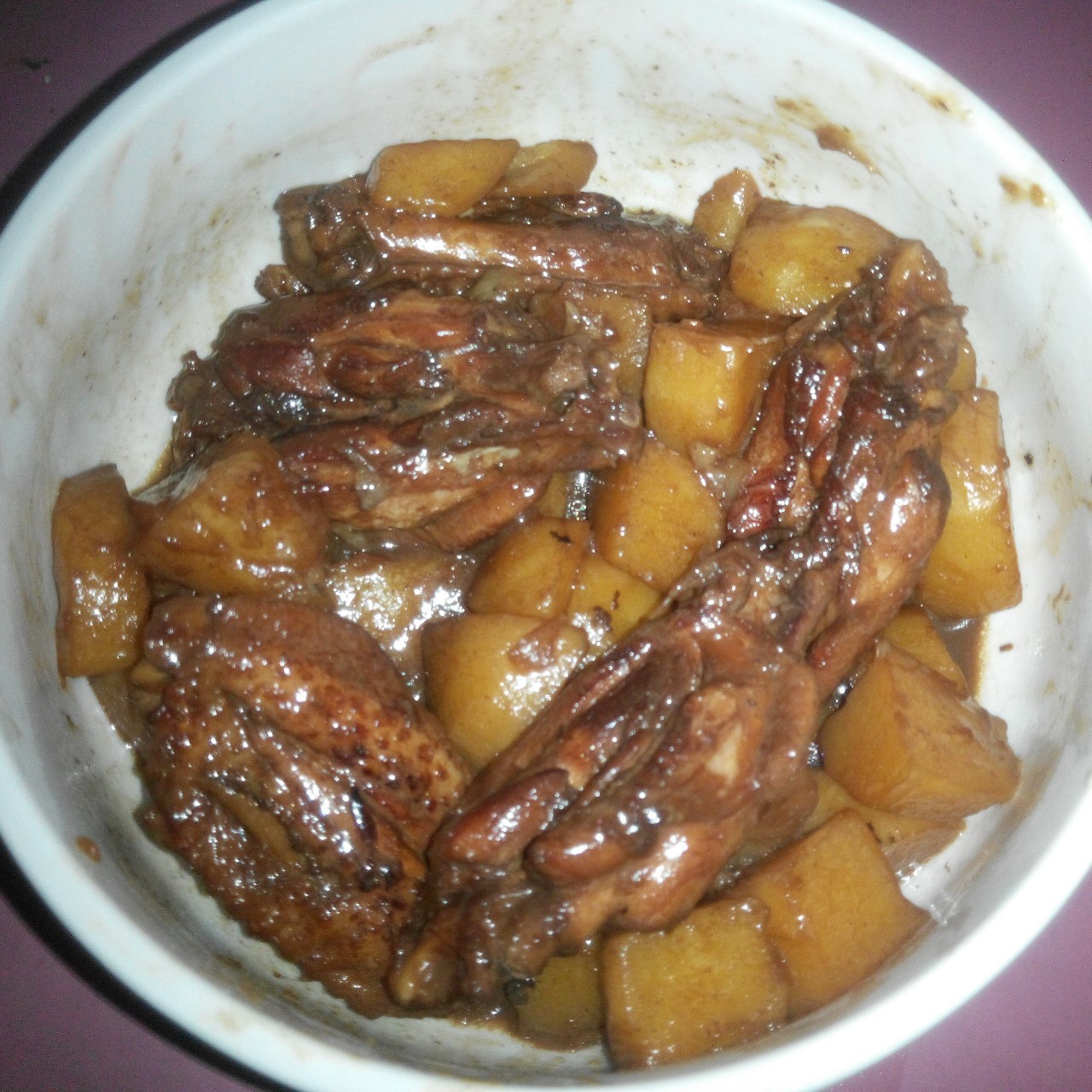 土豆炖鸡翅（快手零失败）