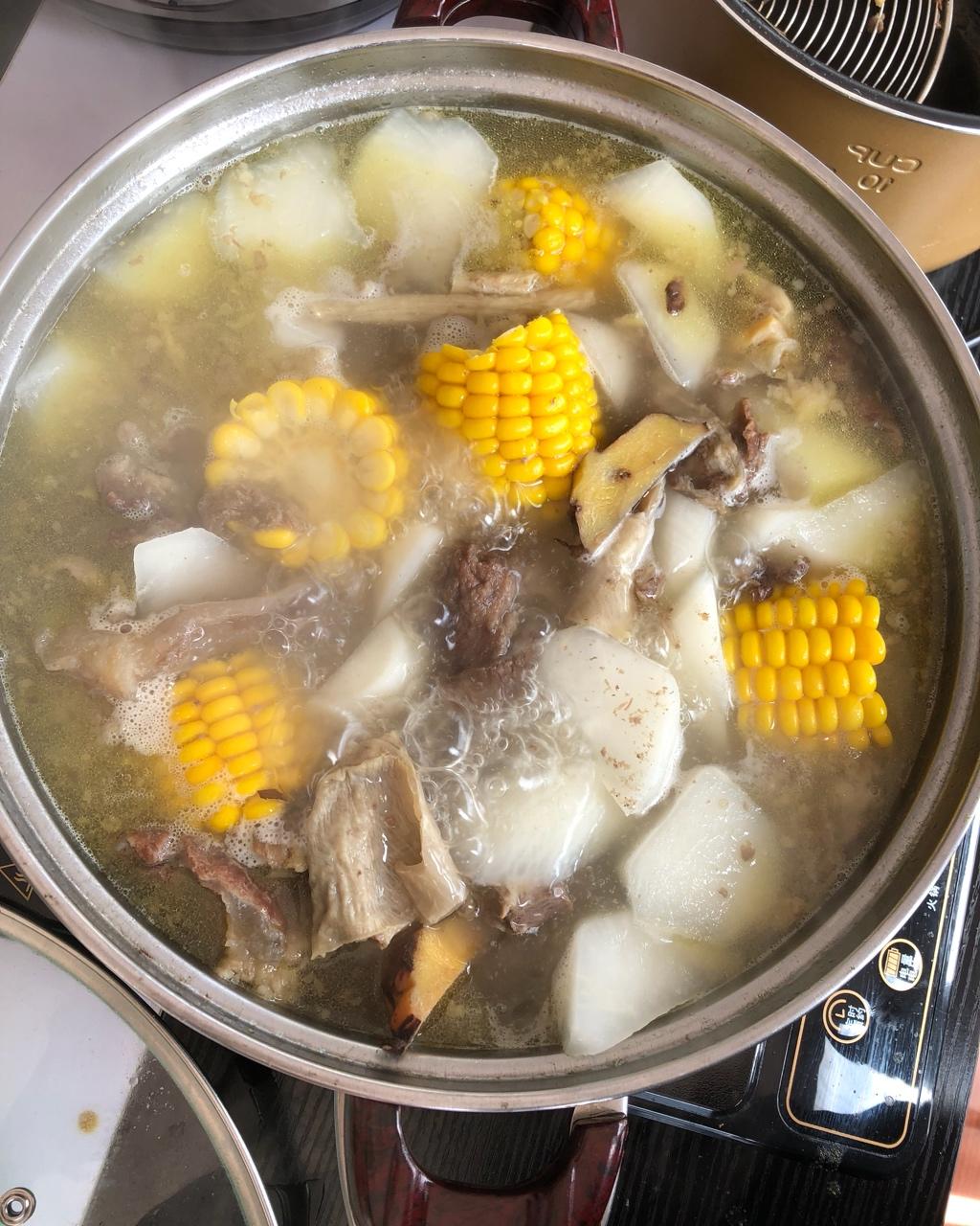 清炖白萝卜牛腩汤