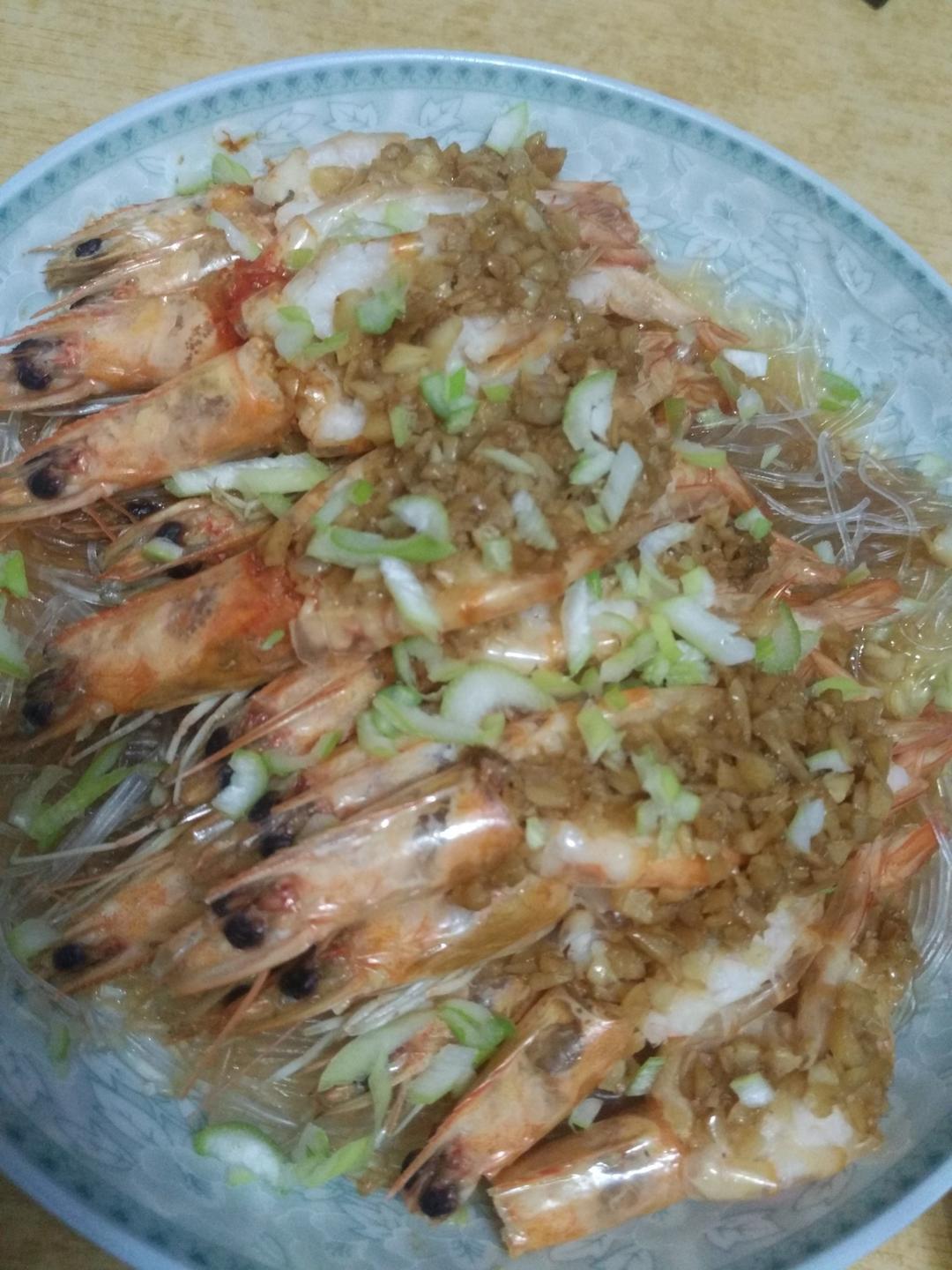 蒜蓉粉丝蒸虾