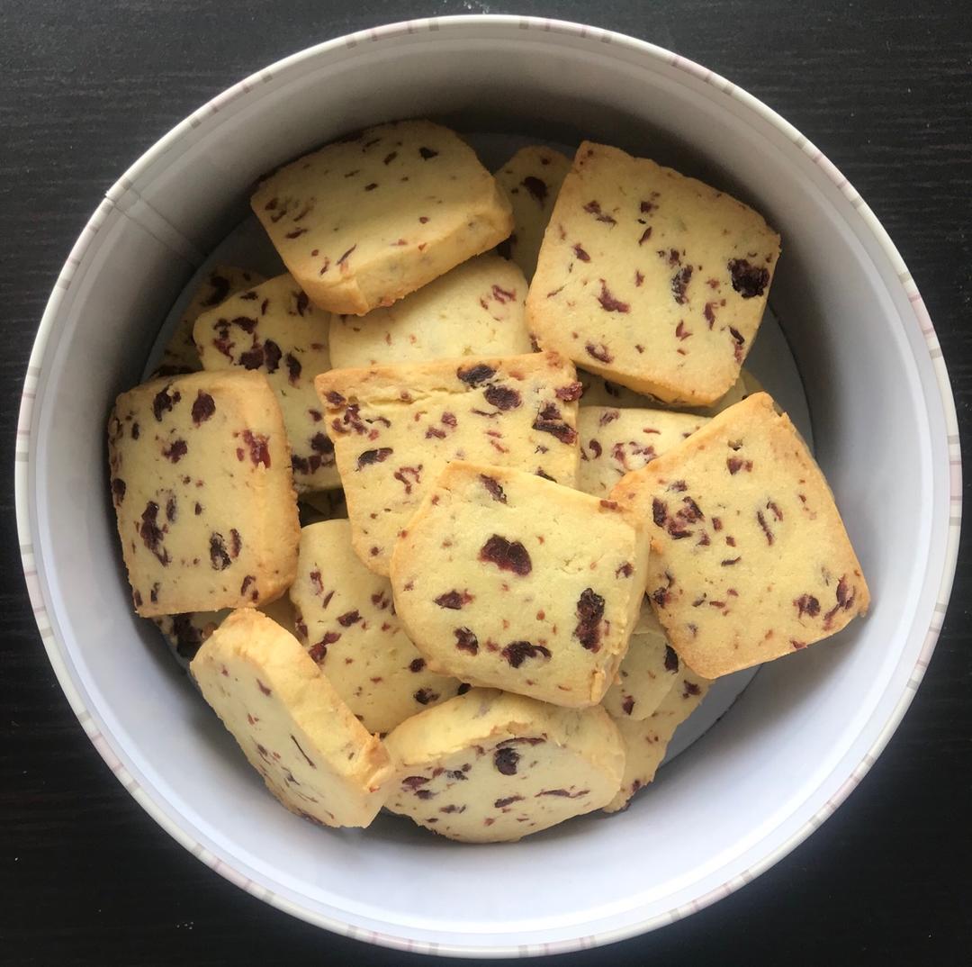 低糖少油版蔓越莓饼干