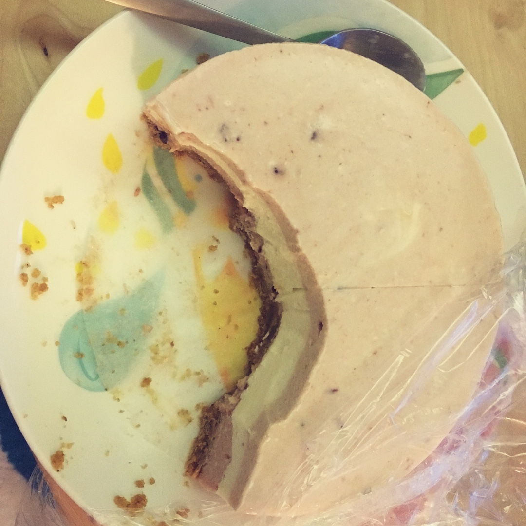 渐变蓝莓冻芝士蛋糕（免烤）