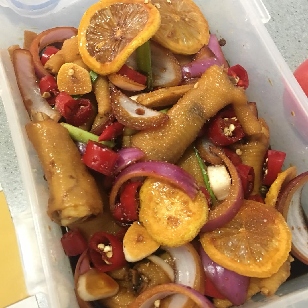 超好吃的🍋酸辣凤爪