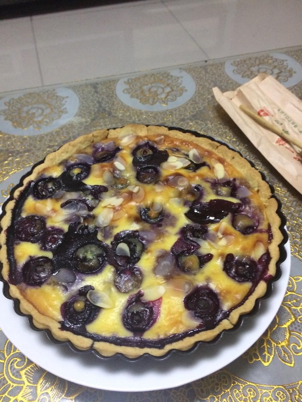 蓝莓乳酪派