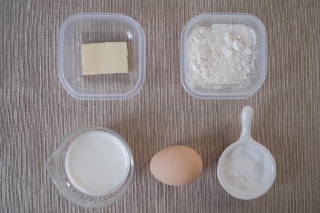 纯奶手撕吐司的做法 步骤1