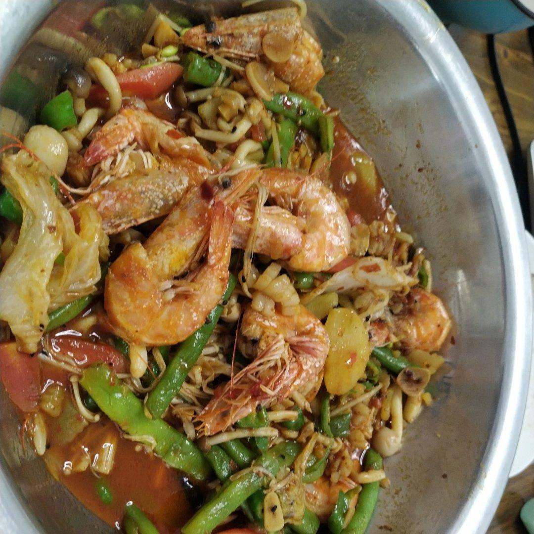 每次都光盘的干锅大虾