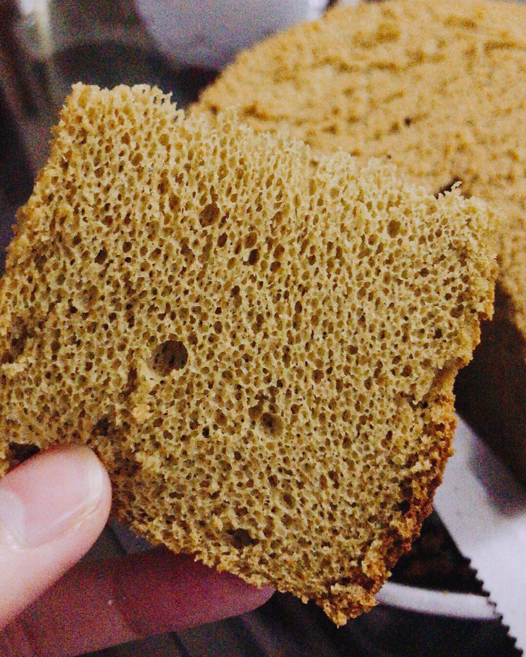 六寸抹茶戚风蛋糕