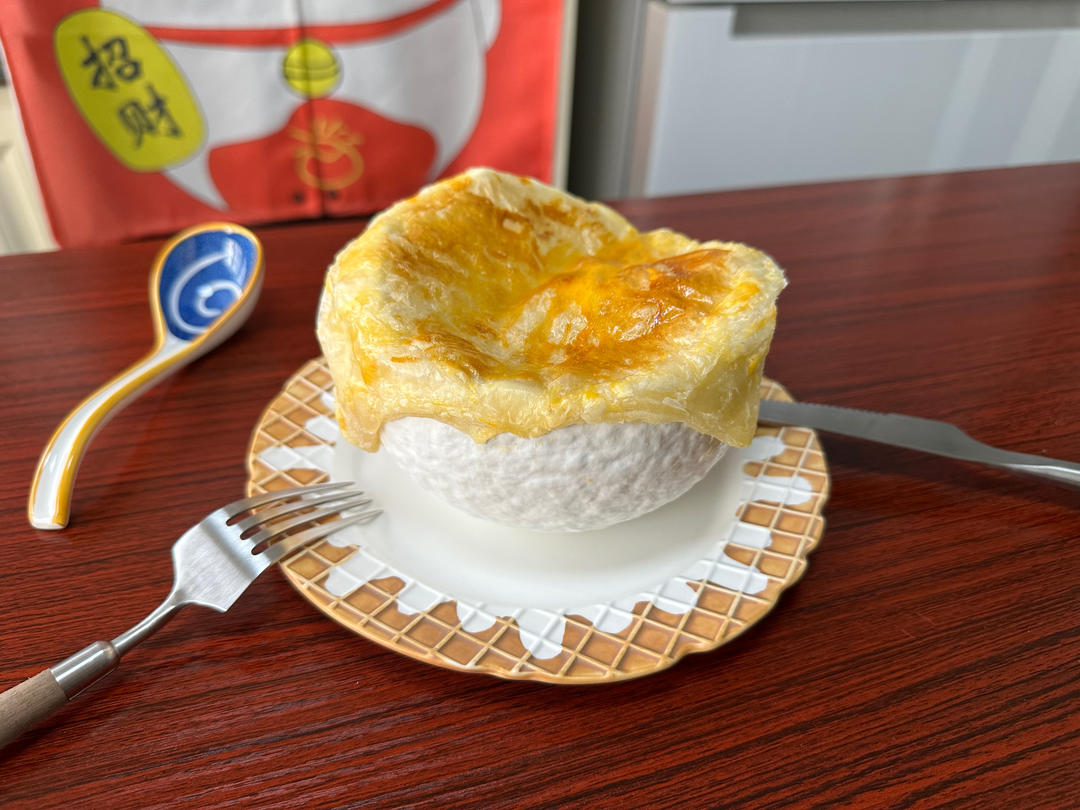 酥皮奶油蘑菇汤