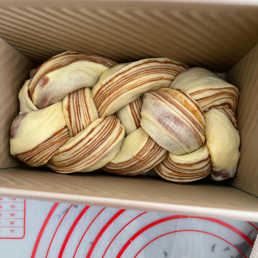 大理石红豆沙吐司