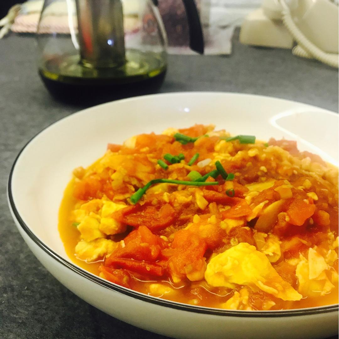 赛螃蟹炒番茄【The national Chinese food】
