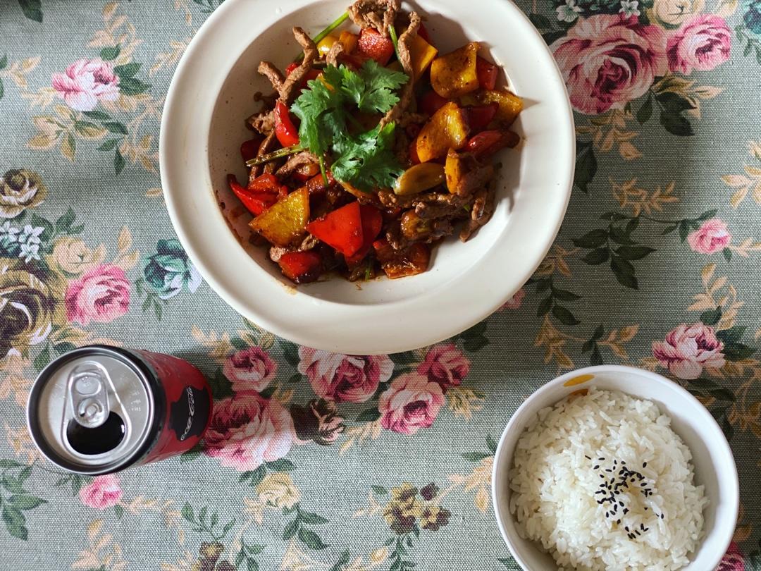 双酱双椒炒牛肉