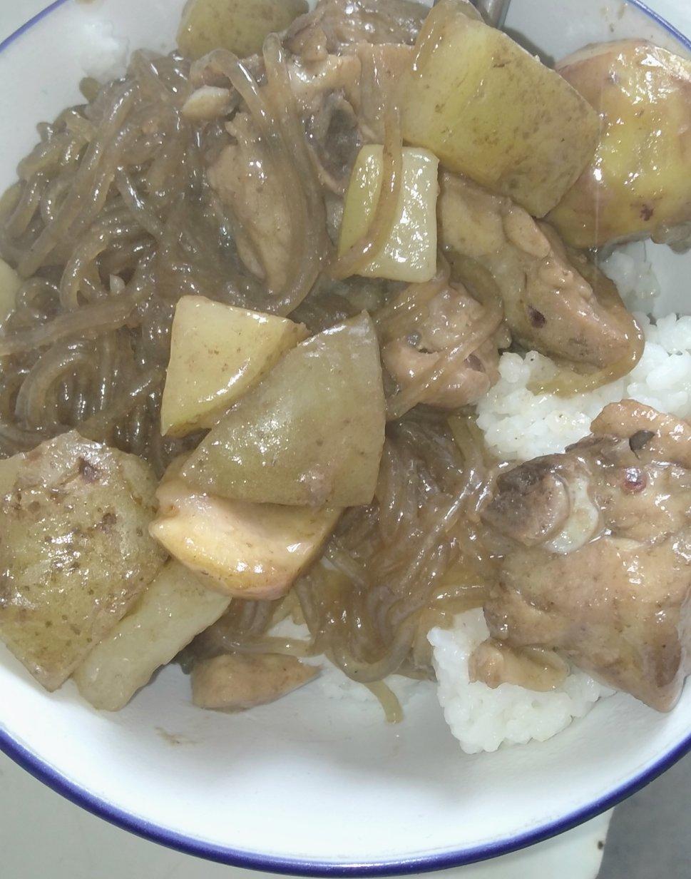 板栗烧鸡块