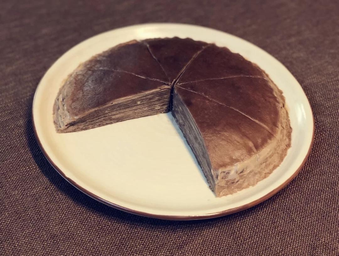 8寸巧克力千层蛋糕
