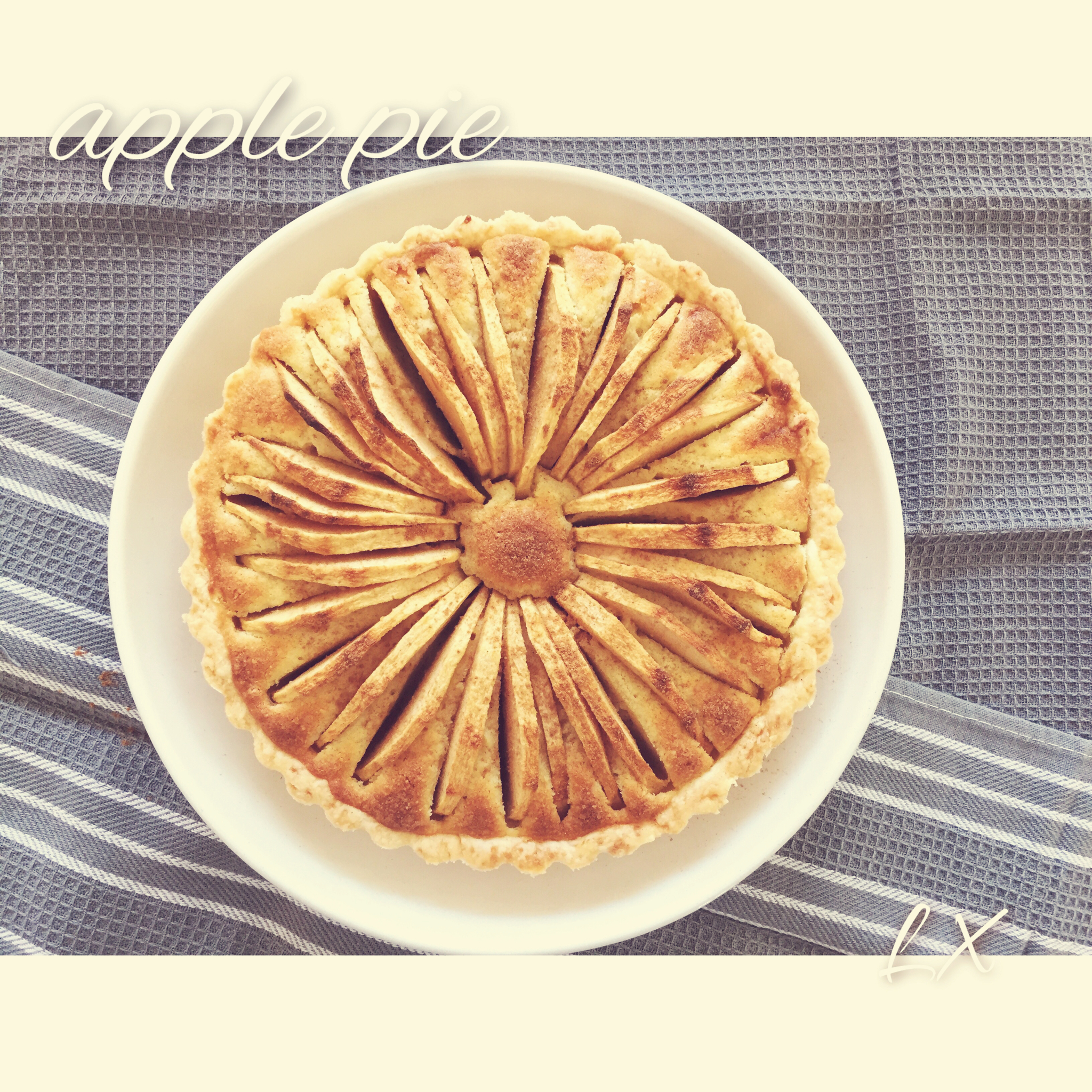 杏仁奶油苹果派