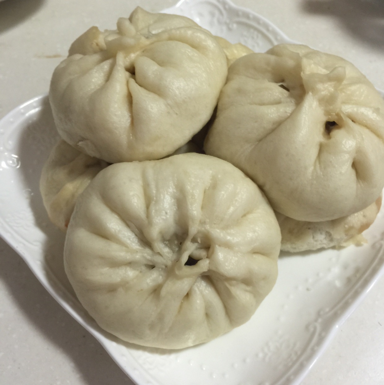 家庭手工肉馅大包子