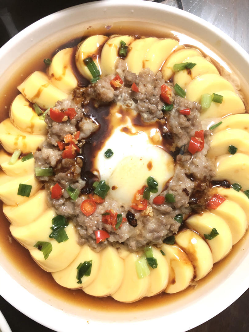 日本豆腐蒸肉蛋