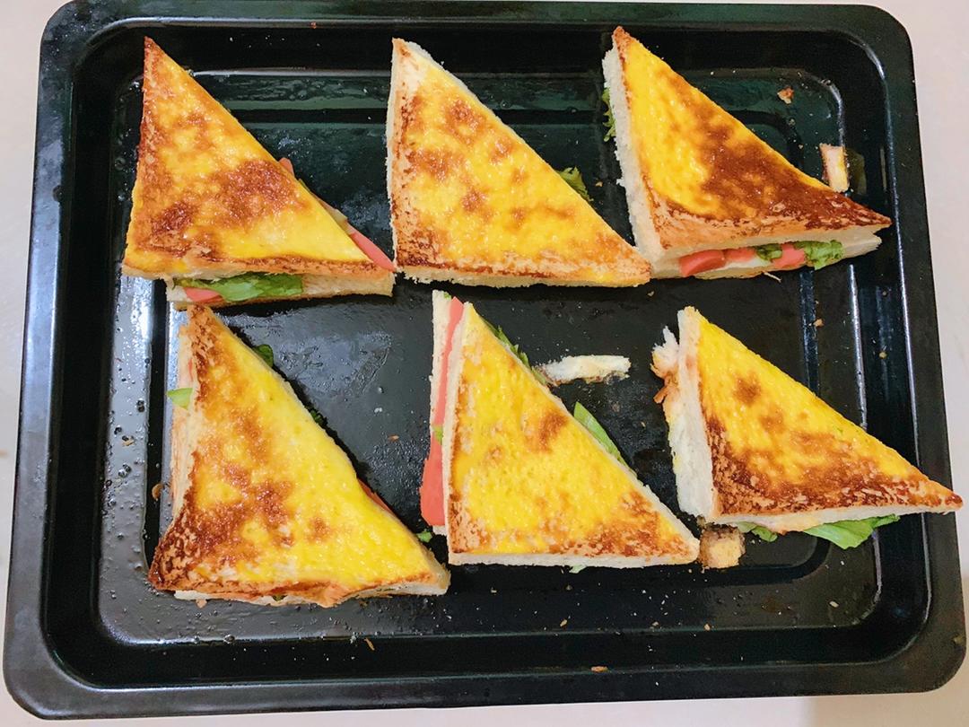 超级好吃的黄金三明治🥪