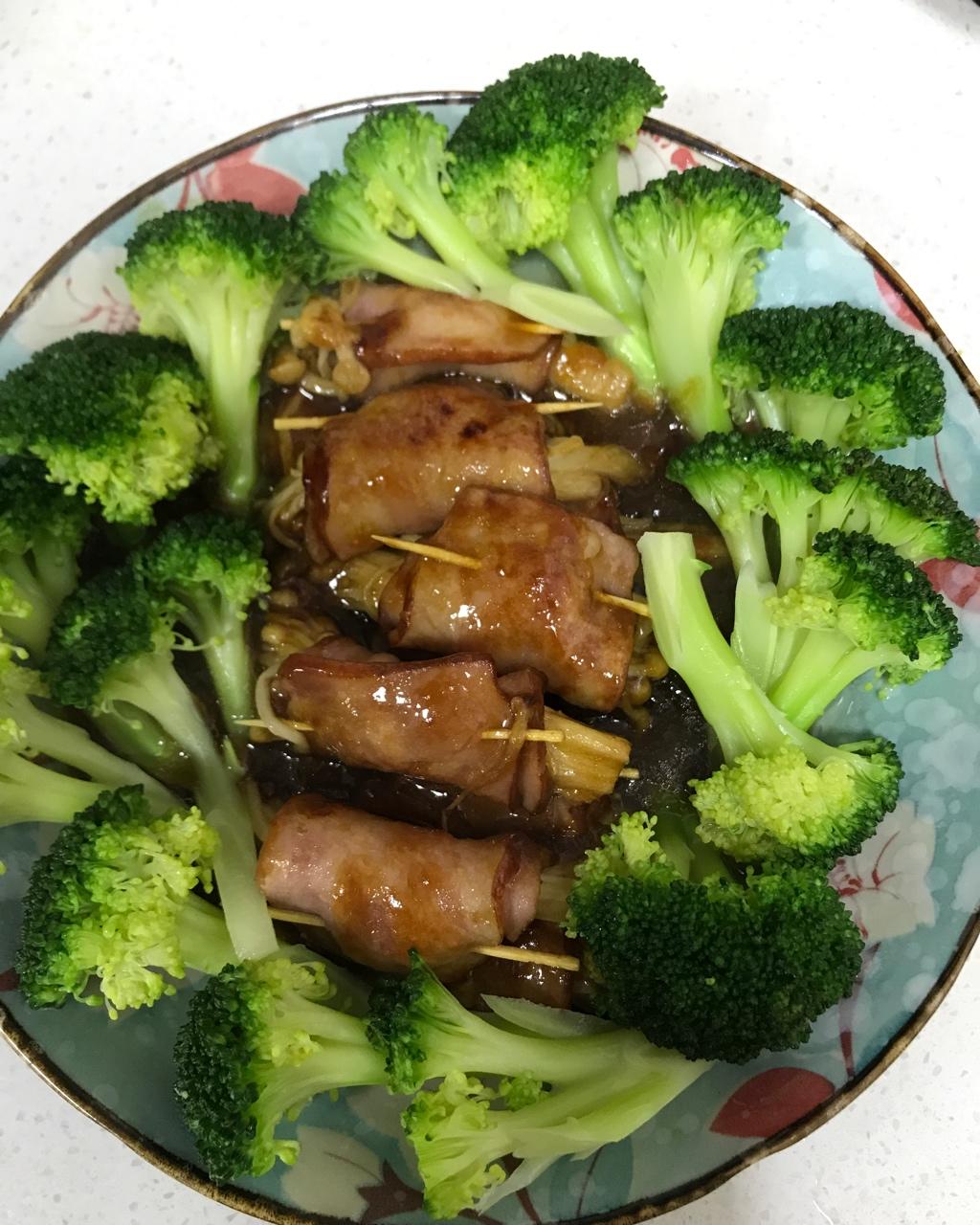 【金针菇培根卷】