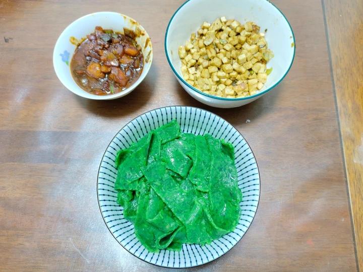 陕西美食之菠菜手擀面