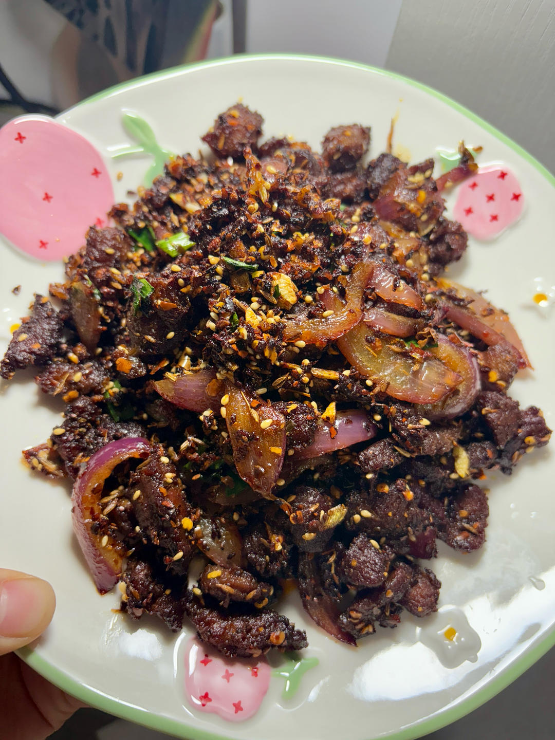 吃不到膻味的比烧烤更好吃的孜然羊肉🐏