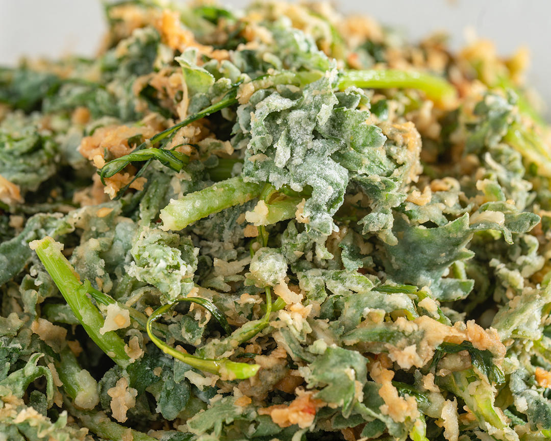蒸茼蒿，好吃不上火！的做法