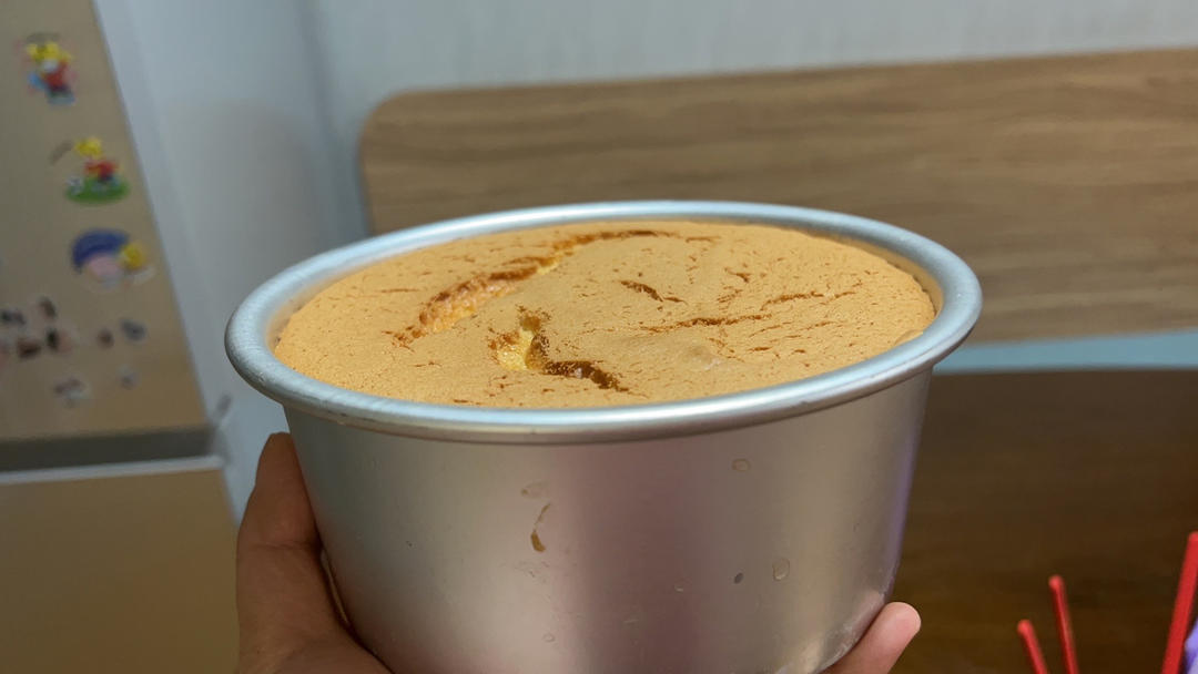 基础戚风蛋糕【承重好、可做奶油蛋糕内胚】