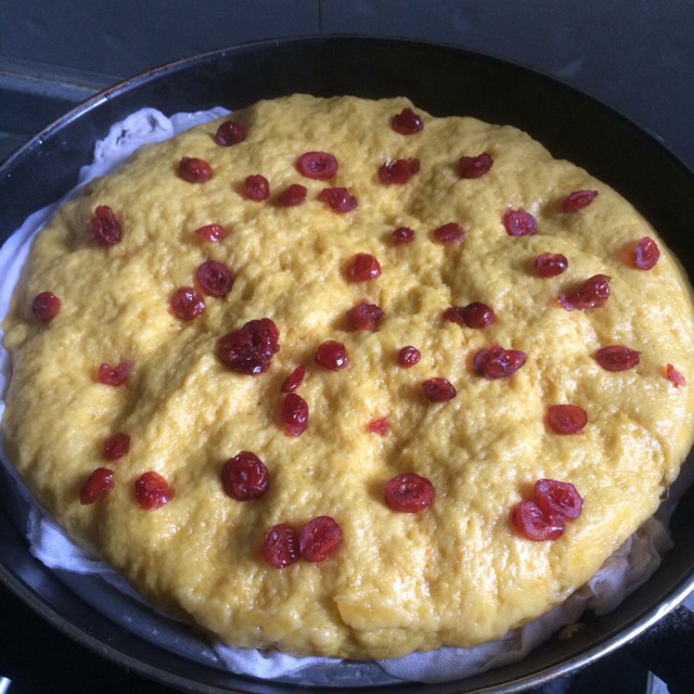 南瓜蔓越莓发糕