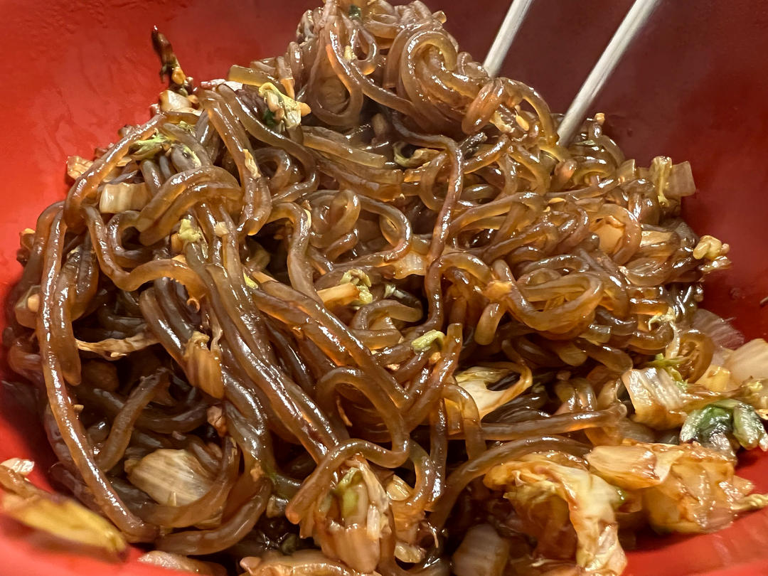 白菜炒粉丝