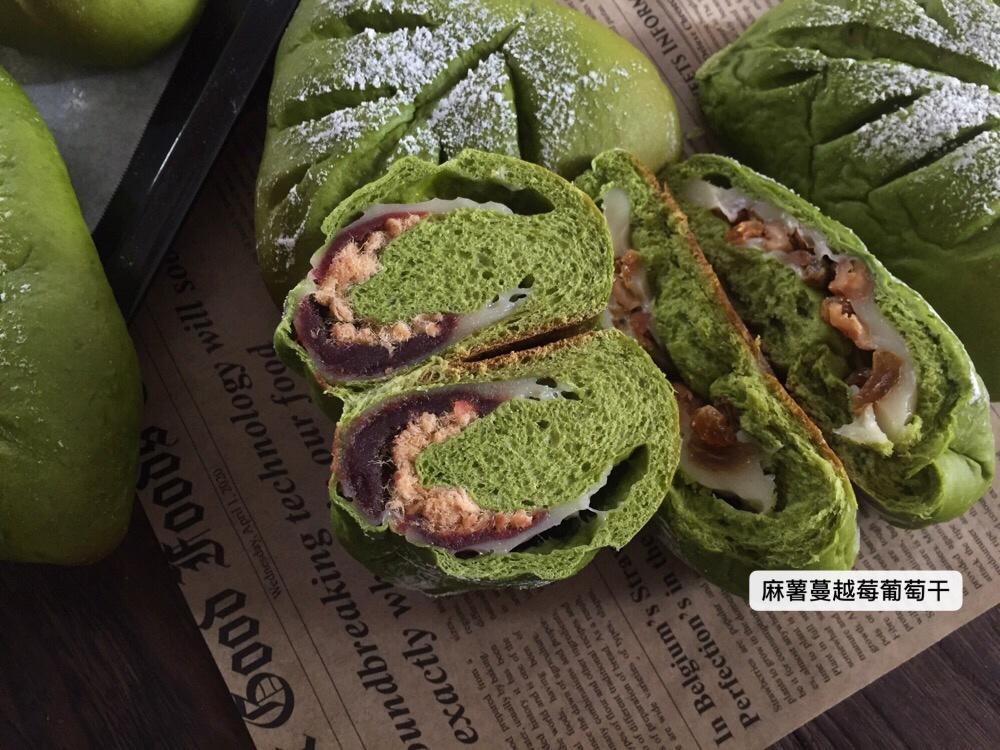 麻薯夹心可可（抹茶）软欧