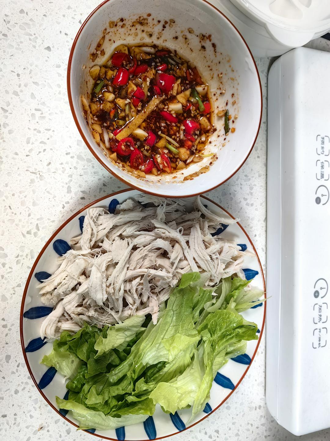 鸡胸肉这样做巨好吃❗️凉拌鸡丝😋低脂高蛋白