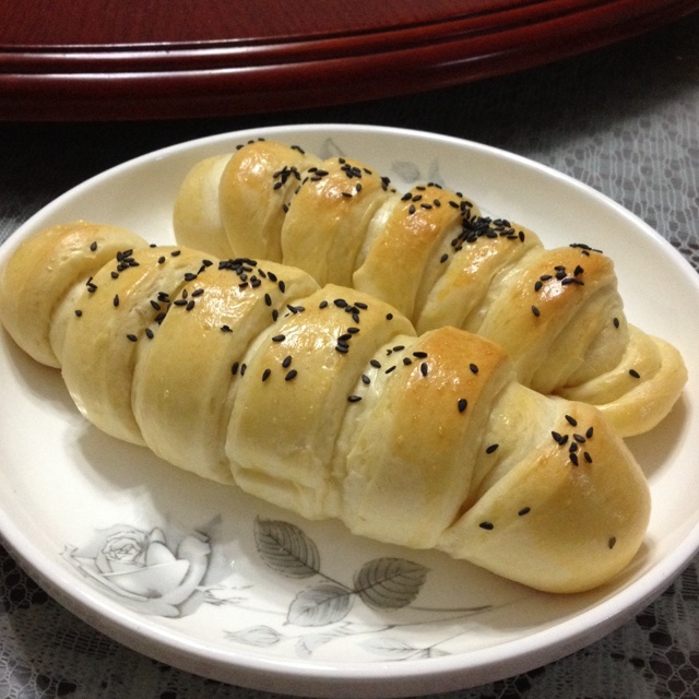 毛毛虫肉松面包
