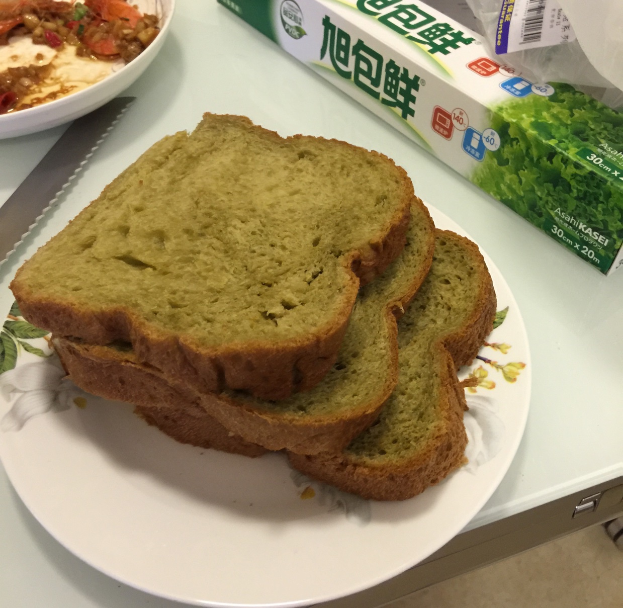 超级好吃的原味面包（面包机版）