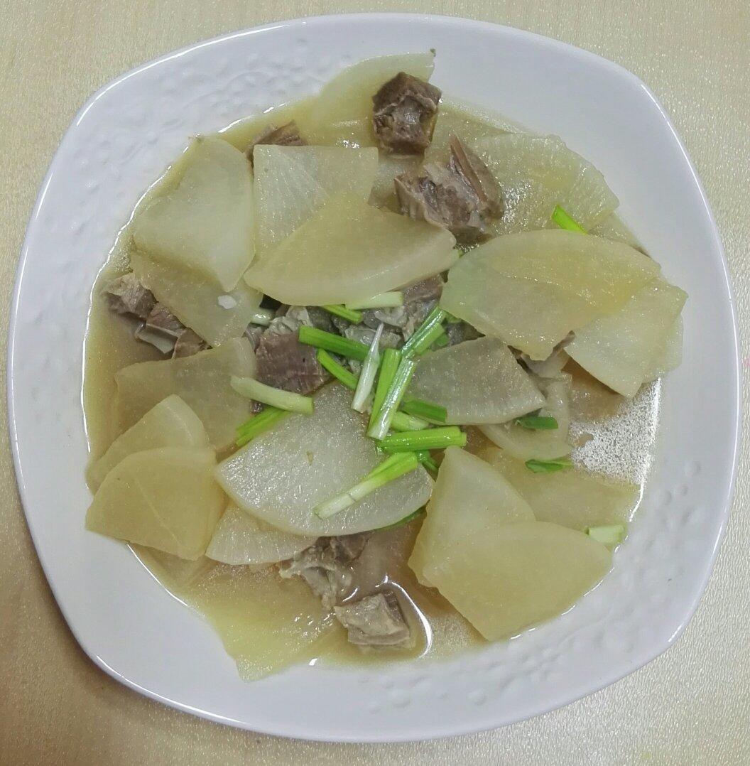 清炖白萝卜