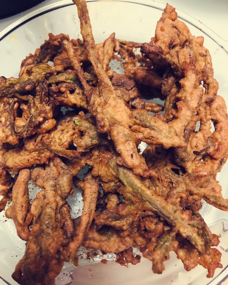 炸香椿