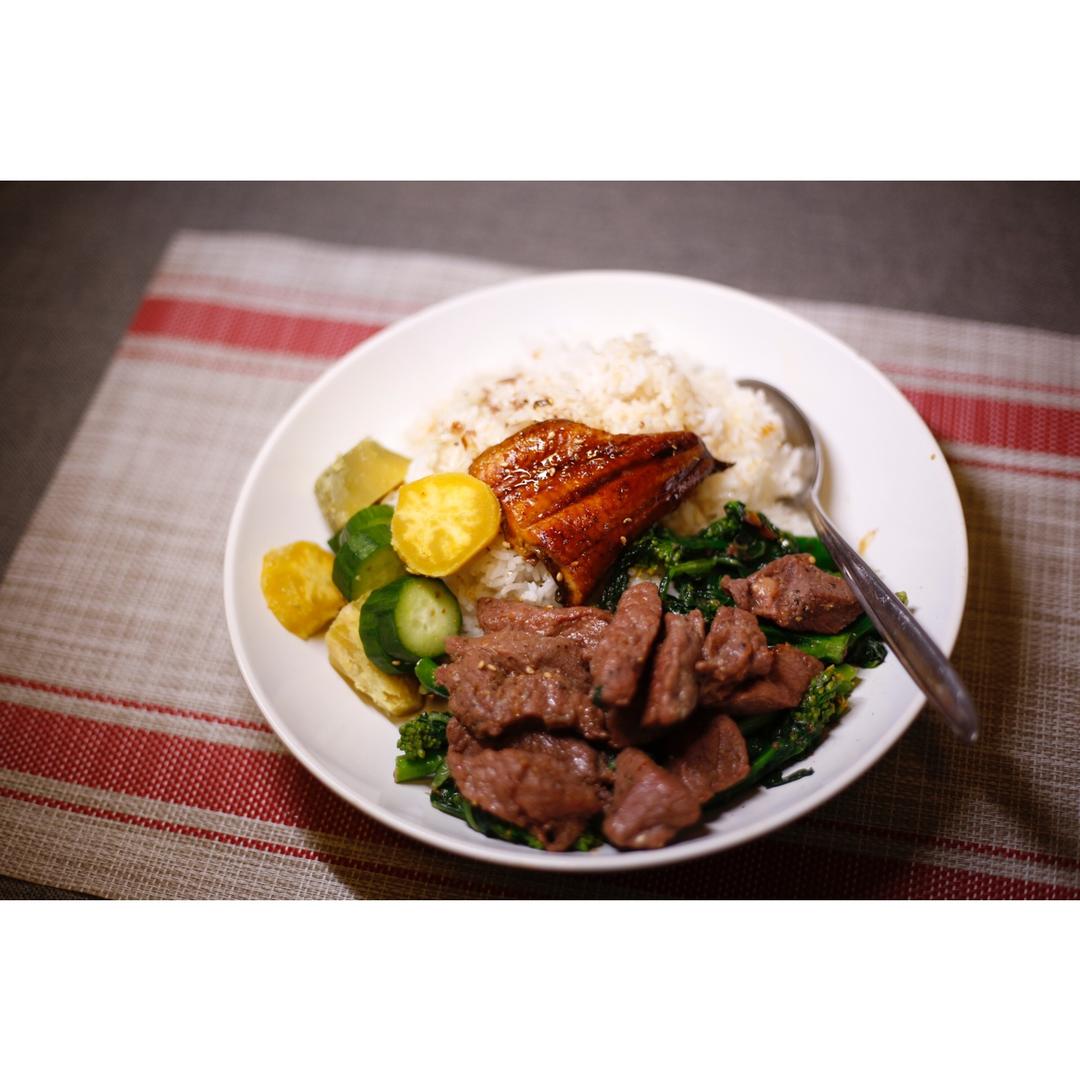 菜心炒牛肉