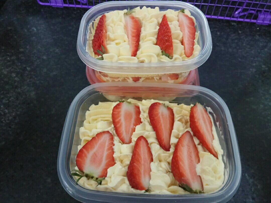 水果盒子蛋糕（低糖低油版）