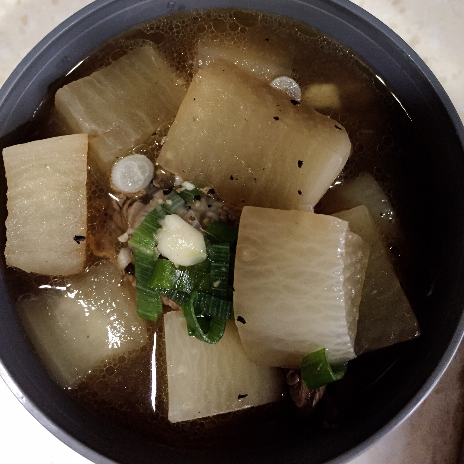 韩式牛肉萝卜汤  白老师家常菜