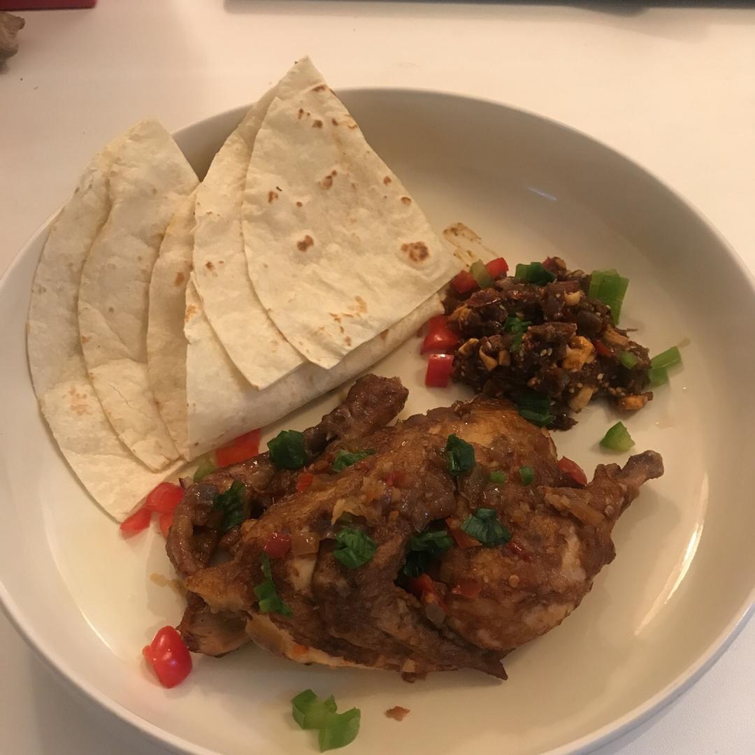 孜然手撕鸡配墨西哥卷饼【食材包操作说明】