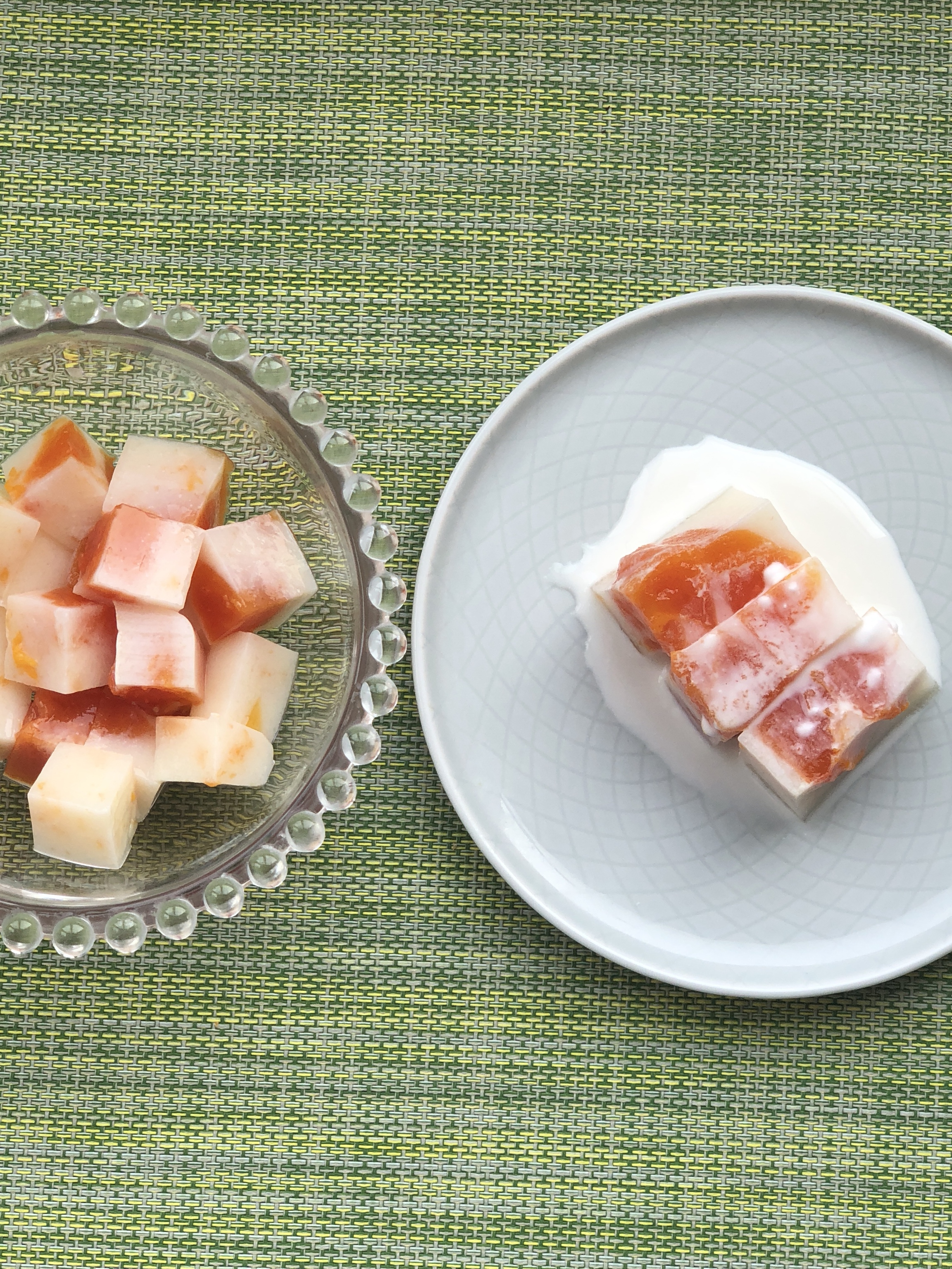 木瓜椰奶冻低脂版的做法 步骤7