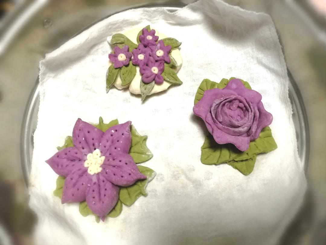 简单花样馒头（五）——海棠花